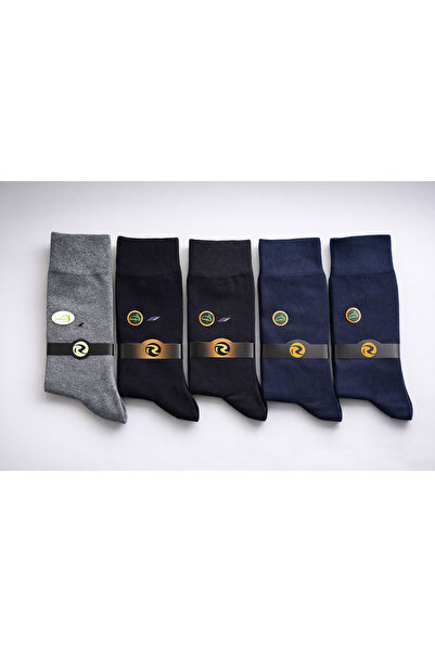hefox 5 Pairs of Men's Bamboo Premium Business Classic Socks