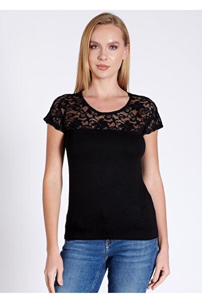 Belinay 1083 Dantelli Kadın T-shirt