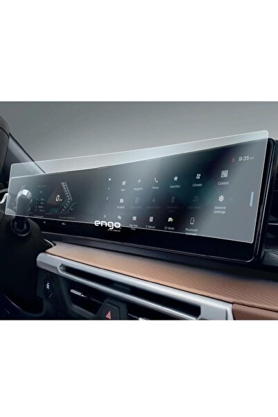 Engo واقي شاشة 12.3 بوصة لسيارة سانغ يونغ موسو الكهربائية مع شاشة عرض الوسائط...