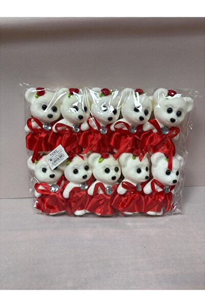 kurt41 lüx Elbiseli Strafor Ayıcık 12 CM 10'lu paket