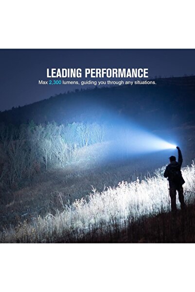 OLİGHT W3S LED Flashlight, Bright Pocket Flashlight with Proximity Sensor, Rechargeable 2300 Lumens