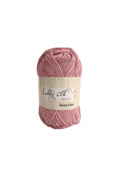 hobby club Cotton Amigurumi and Punch Yarn 100 Gr. Light Pink