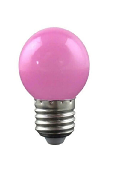 PUFFIN 1w Gece Lambası Pembe Renk Ampul