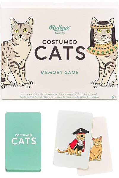 Ridley's Cat Memory Game - Includes 50 Cards and Matching Instructions