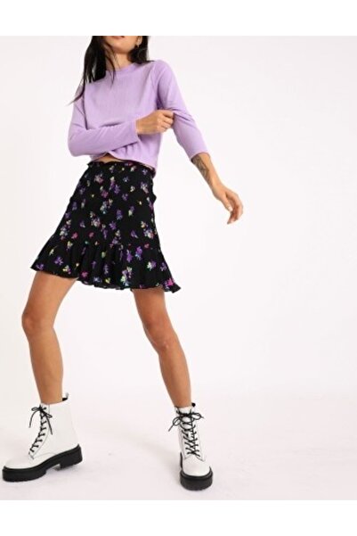 PİMKİE Floral Mini Skirt