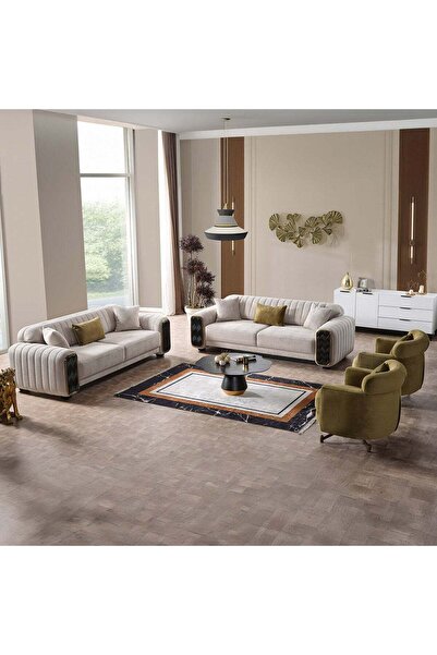 fermina mobilya Esila Koltuk Takımı 3+3+1+1 (Fer205+202)