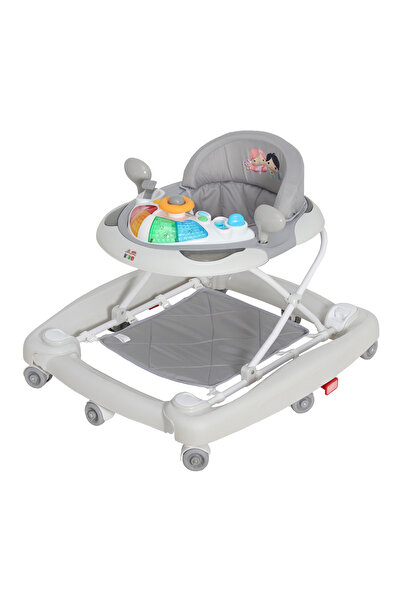 Kiko ROCKING BABY WALKER WITH TOYS-Grey