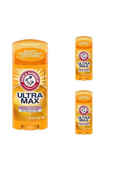 Arm&Hammer Hammer Deodorant 2.6oz Solid Ultra Powder Fresh (Oval) (3 Pack)