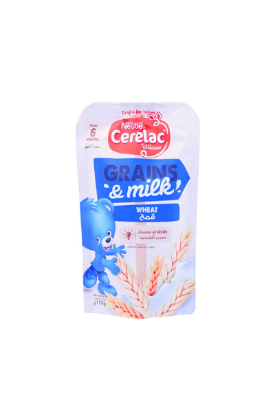 Cerelac PUREE GRAINS&MILK WHEAT OAT, MANGO & BANANA+6M 110G