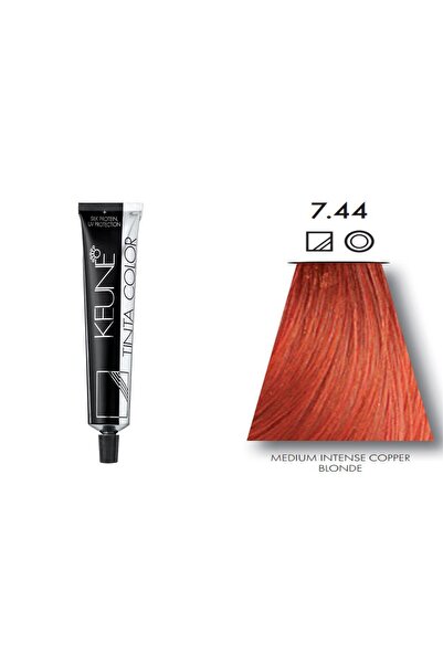 Keune Care Tinta Keune Hair Dye - No. 7.44 Medium Intense Copper Blonde (Semi)