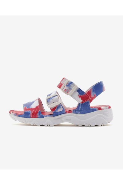 SKECHERS FOAMİES: D'lİtes 2 - MİSS İNDEPENDENT Kadın Beyaz Sandalet 111249 WBLR