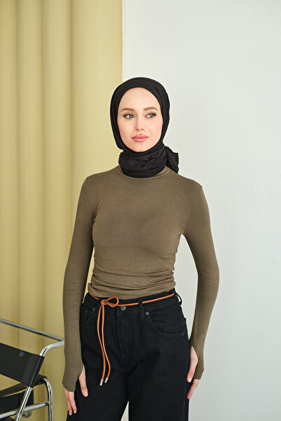 LOCCO Women's Turtleneck Body Green