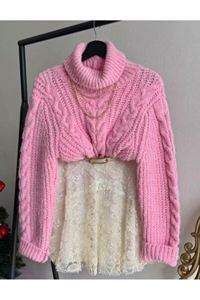 İNCİMOD Boğazlı Örme Kazak