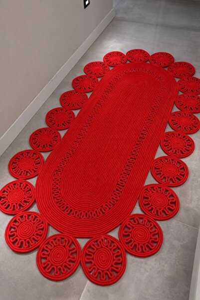 MaVaux Marguerite Özel Tasarım Hasır Jüt Kilim – Koridor, Antre ve Salon Halı...