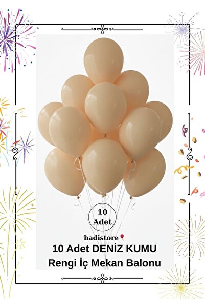 hadistore Sea Sand 10 Pieces 11-12” Indoor Party Balloons – Harmless to Healt...