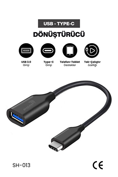 MetaForce Otg Data Cable Type C to USB 3.0 Adapter a Fast Data Transfer for Mobile Phone Tablet Pc Car Cable