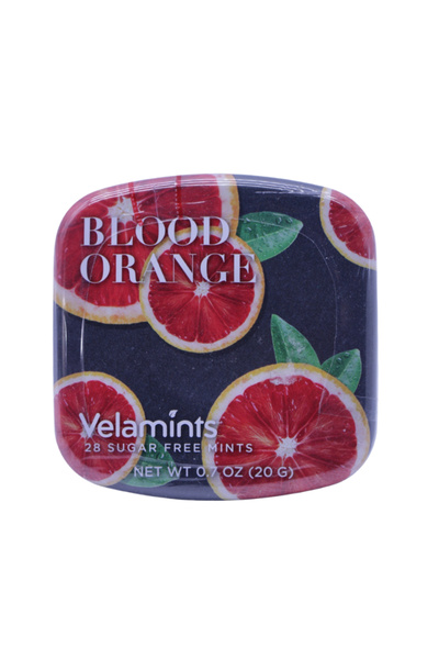 velamints فيلامينتس بنكهة البرتقال الأحمر، خالية من السكر، 20 غرام