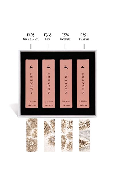 MUSCENT Designer Kadın Parfüm Tanışma Seti