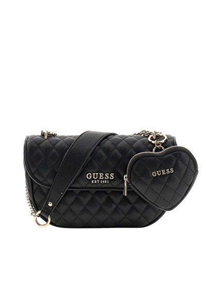 Guess Atabey Convertible Crossbody Women's Black Shoulder Bag Hwqg9894210-Bla