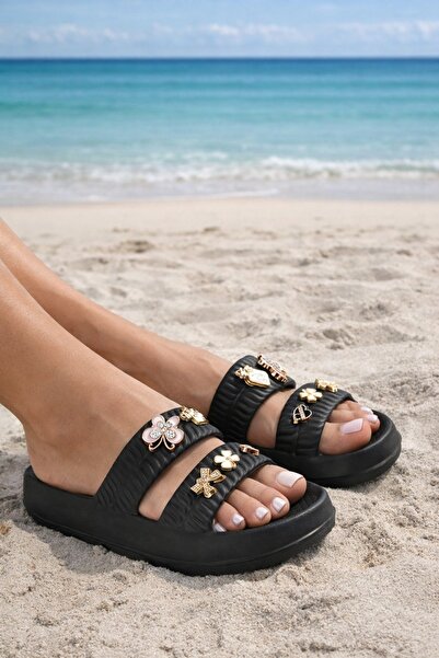 Peta Γυναικείες πέτρινες κομψές, άνετες και άνετες καθημερινές παντόφλες Eva