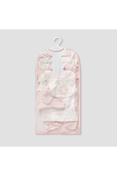 Juniors طقم هدايا للأولاد مكون من 9 قطع - قطن - بدلة داخلية، بيجاما، قبعة، قف...