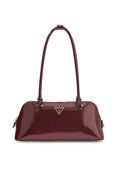 Guess Arnela Shoulder Women's Claret Red Handbag Hwny9496080-Bur