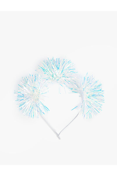 Koton Πρωτοχρονιάτικο στέμμα με λαμπερή λεπτομέρεια πομπόν