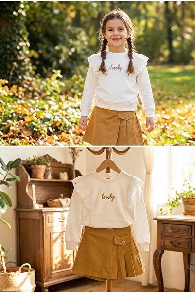 Store Kız Çocuk Alt-Üst Etekli Takım