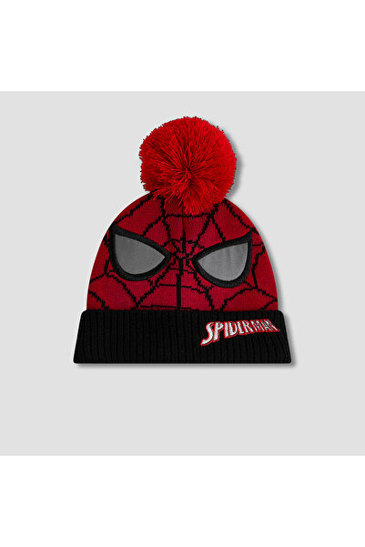 Marvel قبعة شتوية مطرزة بشخصية سبايدرمان