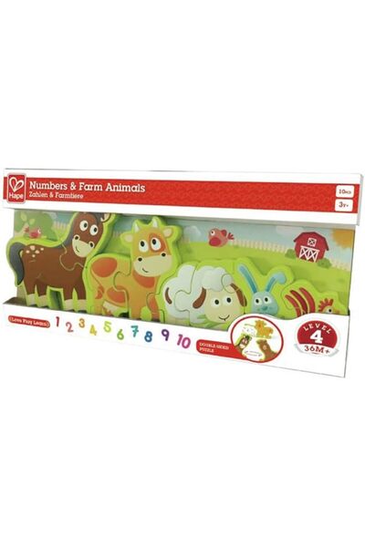 Hape Farm Animals and Numbers Puzzle