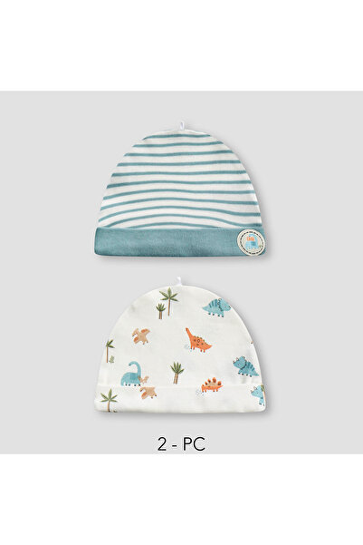 Juniors قبعة مطبوعة - مجموعة من قطعتين