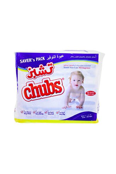 chubs مناديل سينسيتي للعناية بالبشرة 4×40 (160 منديل)