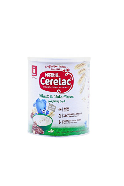 Cerelac WHEAT&DATES PIECES W\MILK +8M 400G