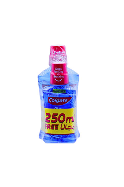 Colgate إم/دبليو بلاكس بنكهة النعناع ٥٠٠ مل + ٢٥٠ مل