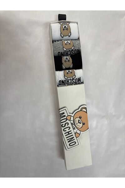 Moschino Socks Set-6 Pairs-Multicolor-One Size