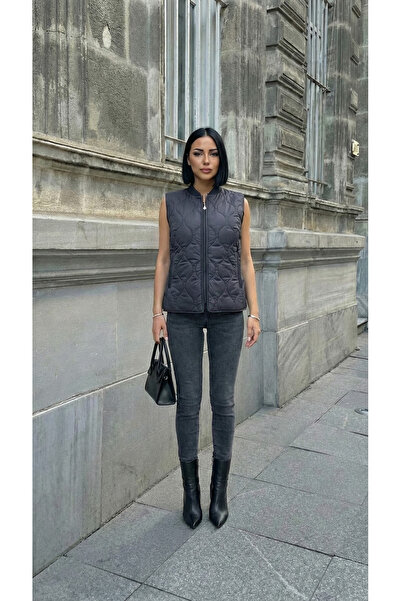 ALFUDO Moda Collection Women's Regular Fit Quilted Zipper Vest