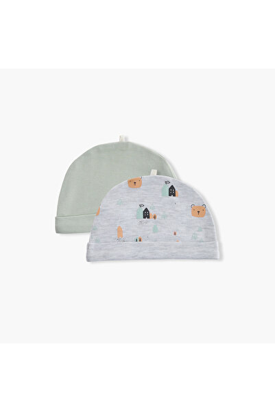 Juniors Animal Print Cap - Set of 2