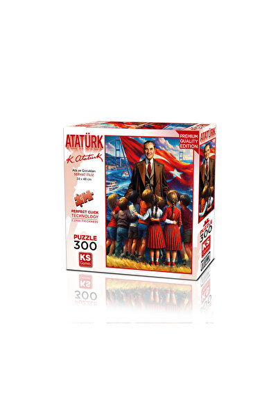 NO BRAND Ata ve Çocukları Puzzle 300 Parça