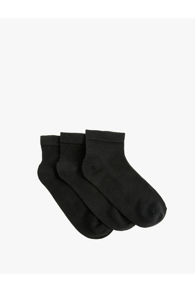 Koton Set of 3 Cotton Booties Socks