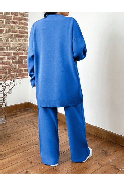 Sheya Shein Curve+ Cardigan, blue