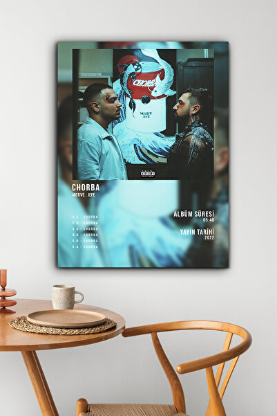 postercraft Motive x Jefe CHORBA EP Tasarım Modern Panel Tablo Poster