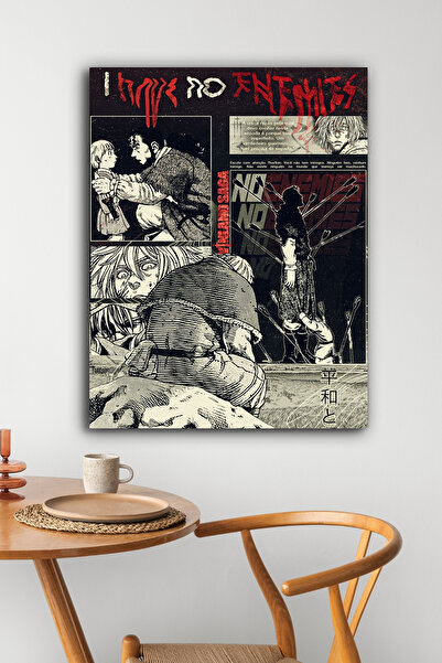 postercraft Vinland Saga I Have no Enemies Modern Panel Tablo Poster