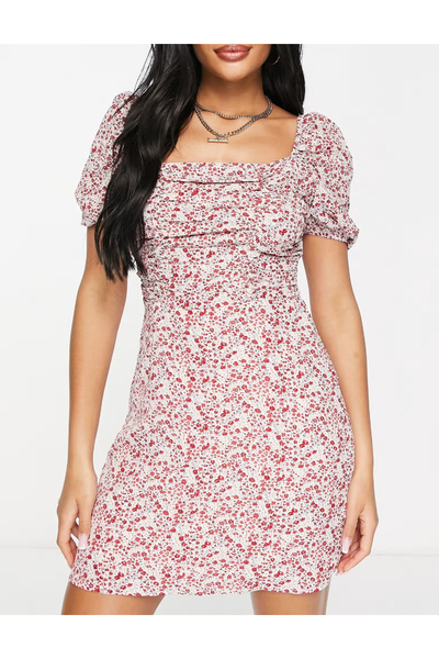 Missguided mini dress, mixed colors