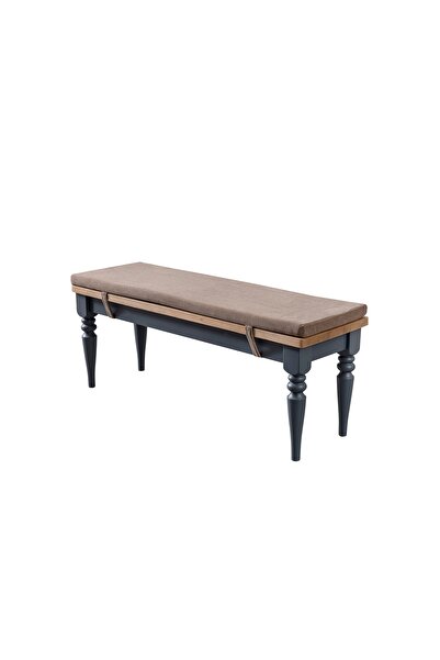 Vivense KOSOVA AHŞAP BENCH, SİYAH, KAHVE, 120 CM