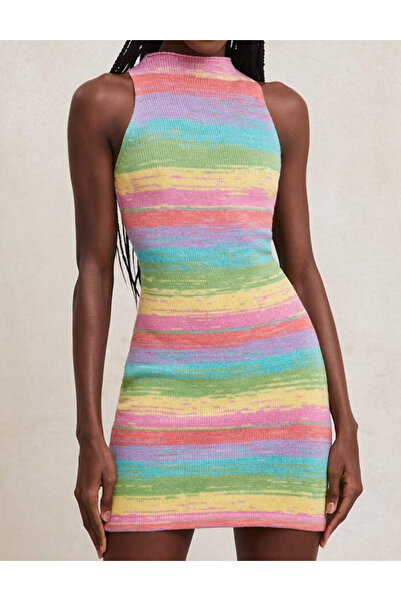 Sheya Shein mini dress, mix colors