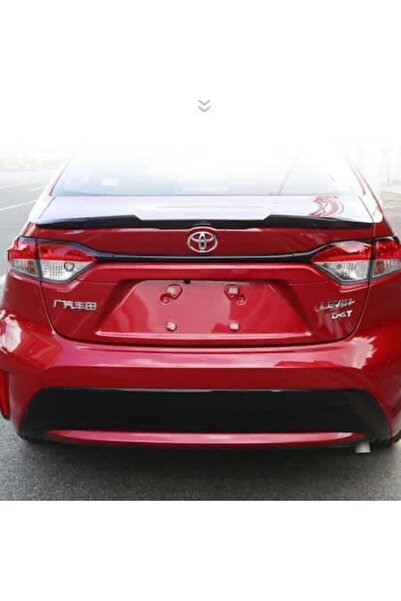 TÜRKSET Toyata Corolla 2020 Yarasa Spoyler Piano Blacl