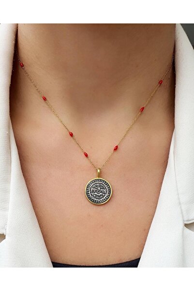 OSESHOP Zinciri mine detaylı 925ayar gümüş Üzerine altın kaplama Tasarım el i...