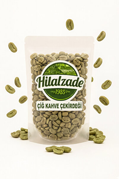 Hilalzade حبوب القهوة الخضراء الخام غير المحمصة، حبوب القهوة الفاخرة 200 جرام