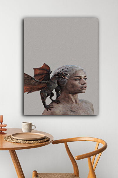 postercraft Игра на тронове Кхалиси Майка на драконите Дървен плакат за маса ...