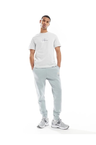 Nike Club Jogger Gri Renk Kışlık Erkek Tekalt Eşofman Altı